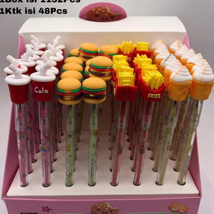 

PENSIL BENSIA/ PENSIL SUSUN/ PENSIL SAMBUNG KARAKTER (48 PCS)