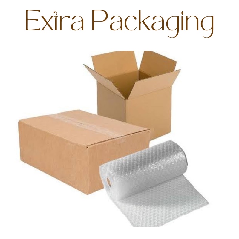 

Extra bubble wrap dan kardus