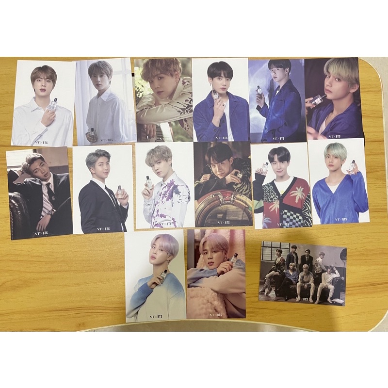 BTS Official Postcard : BTS x VT Cosmetics L’atier V Jin Jungkook Jhope Jimin RM Suga photocard