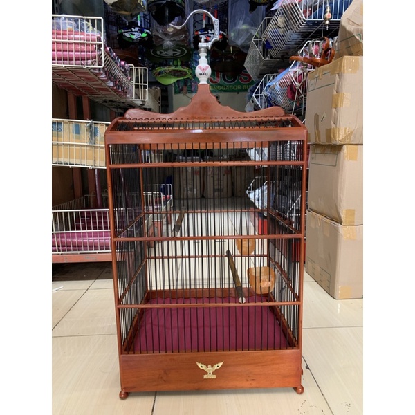 SANGKAR KANDANG KOTAK RADJA COMPANY COKLAT ORIGINAL NO 1 ~ 2