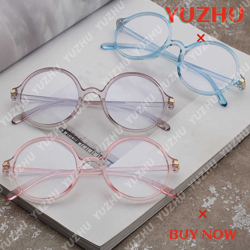 (YUZHU) COD Korean Design Candy Color Transport Lensa Anti Radiation Frame Eyeglasses Wanita dan Pria