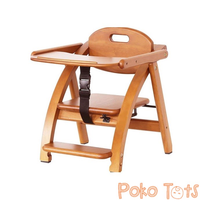 Yamatoya Arch Low Chair III Plus Table Kursi Makan Anak Kayu Baby Low Chair