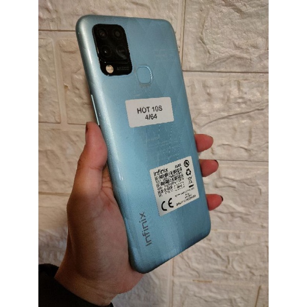 INFINIX HOT 10S RAM 4GB INTERNAL 64GB SECOND ORIGINAL