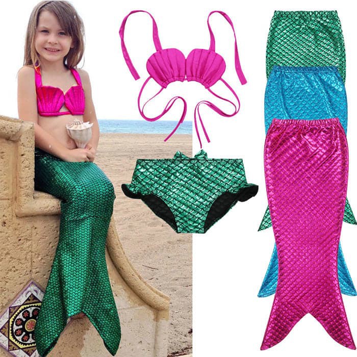 GG51 Baju Kostum Anak Karakter Superhero Ben10 Benten Ben Mermaid Costume Bayi Putri Duyung
