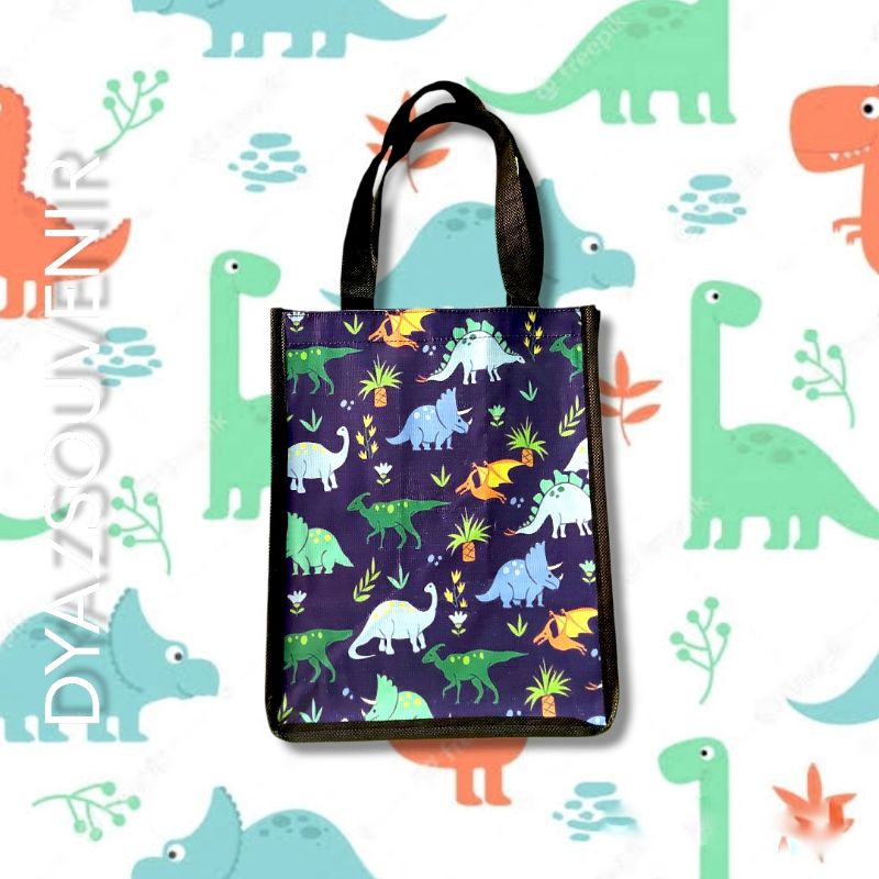 

Tas Mika dinosaurus / tas ulang tahun ready stok / tas parsel / tas kado
