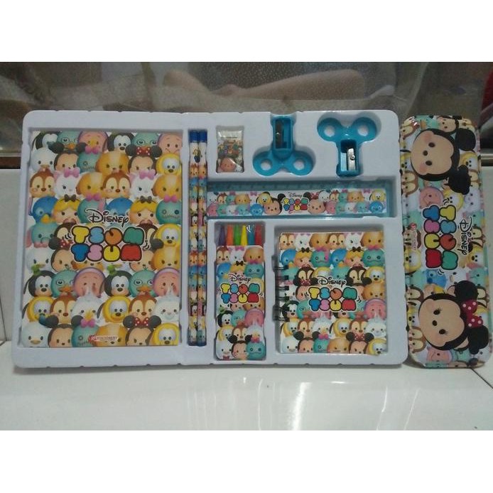 

1 set perlengkapan tsum-tsum / alat tulis karakter tsum2 / sekolah sry77
