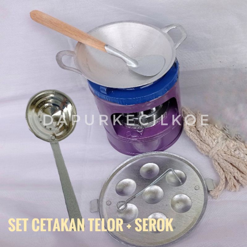 dapurkecilkoe - Mainan masak-masakan set cetakan telor+serok