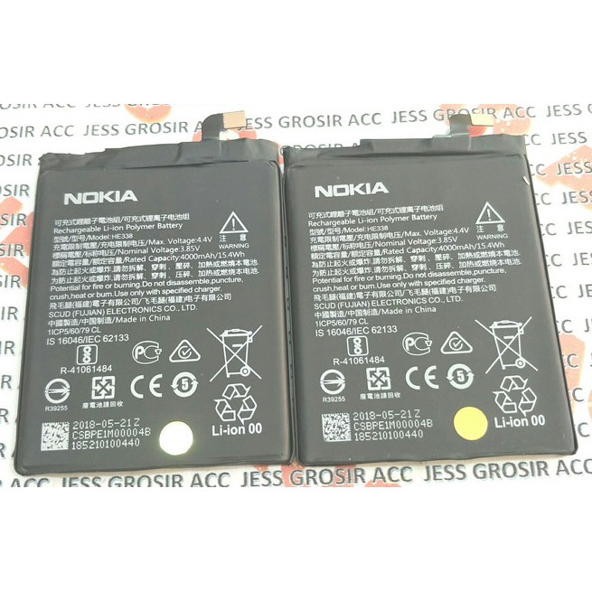 Battery Batre Baterai Nokia 2 HE-338 HE338 HE 338 TA-1029