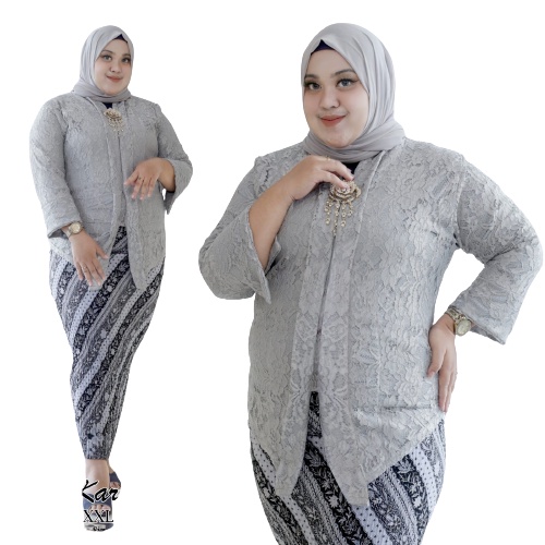 ATASAN KEBAYA FLOY BRUKAT JUMBO ATASAN KEBAYA JUMBO LD 120 ATASAN KEBAYA JUMBO LD 130 MODERN BAJU KE