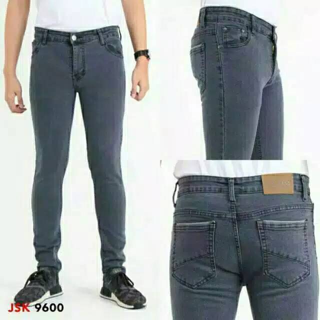 Celana Panjang Jeans Pria Slim Fit Denim JSK