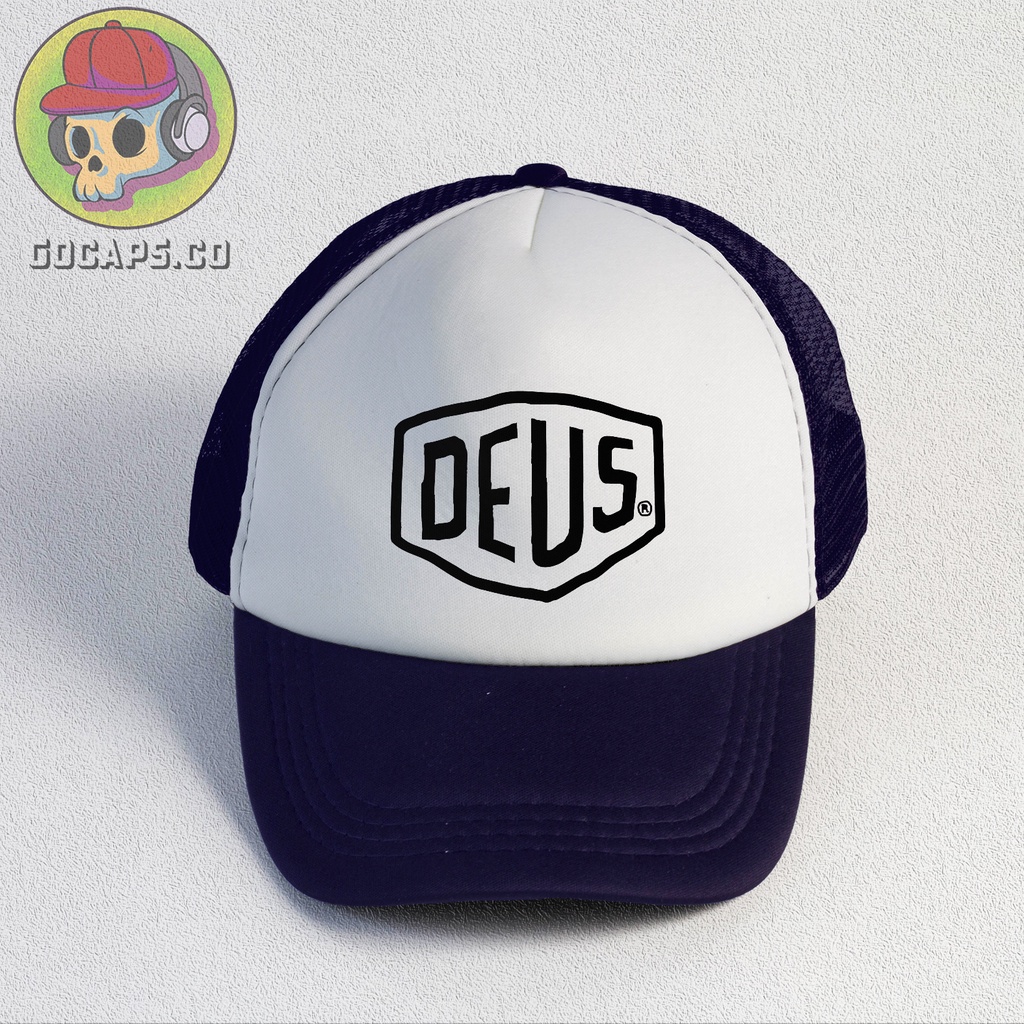 Deuz X Machina | Trucker Hat | Topi Pria | Trucker | Baseball | Brand | Topi Jaring | Gocaps