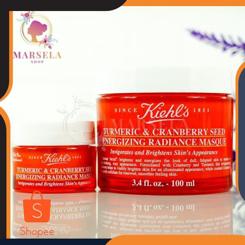 [PROMO] Kiehls Turmeric Cranberry Seed Mask Masque Fullsize - Fullsize 100ml