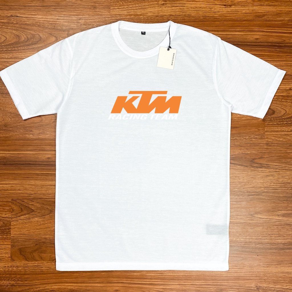 BAJU KAOS PRIA KTM RACING T-SHIRT TERLARIS TERBARU LENGAN PENDEK