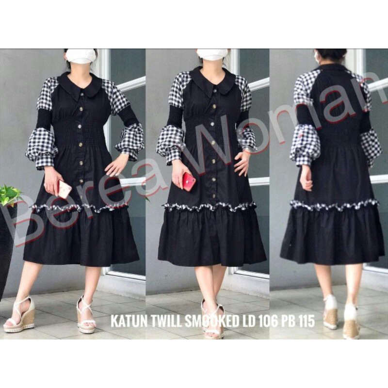 Berea Woman tunik black series matt soft jeans