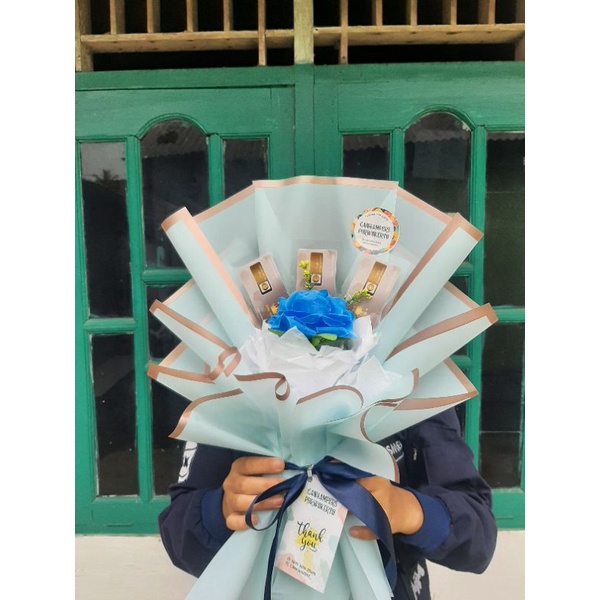 

Buket minigold/Buket wisuda/ultah/buket emas asli