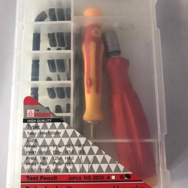 HOSHE - Obeng Set 25 Pcs