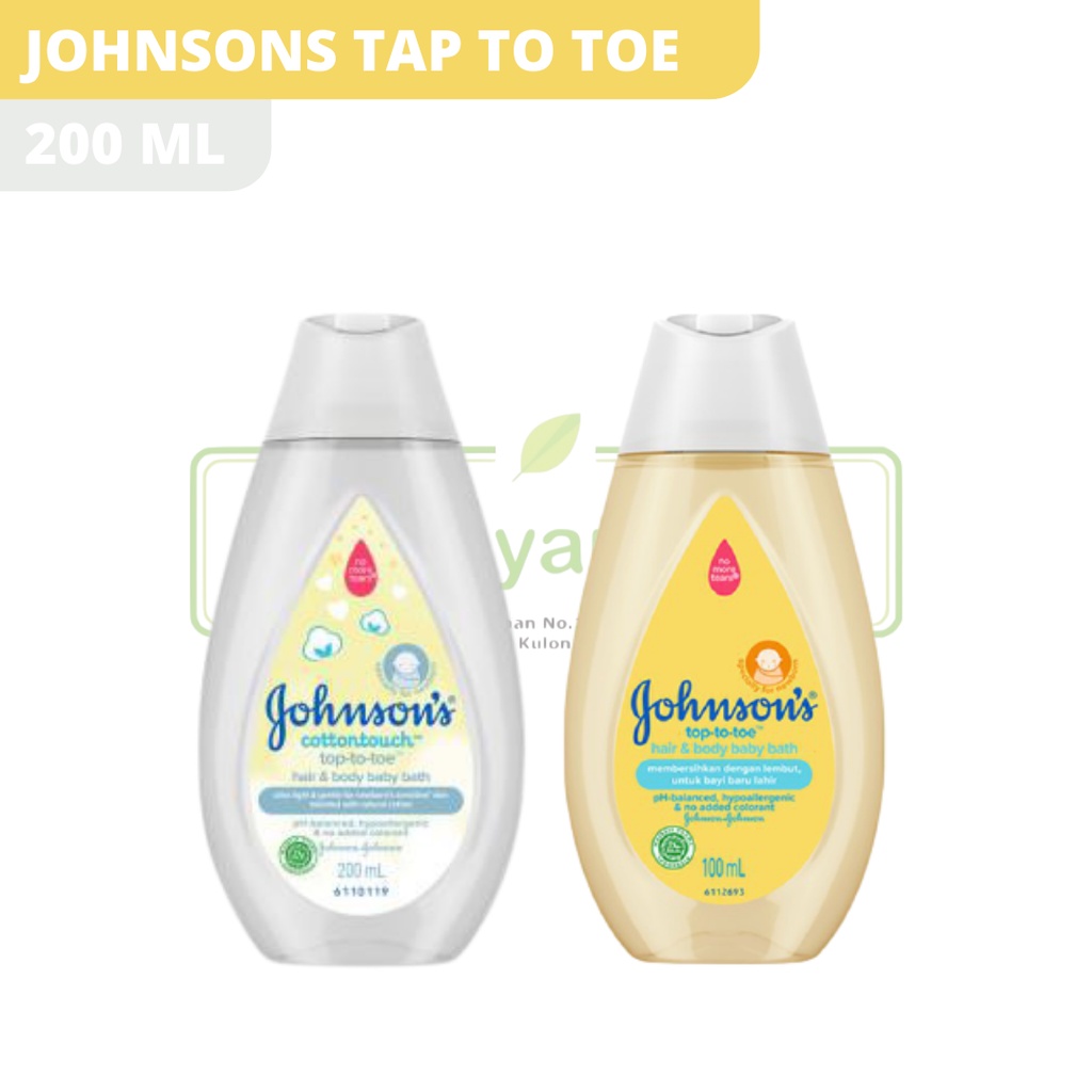 JOHNSONS BABY TAP TO TOE 200ML