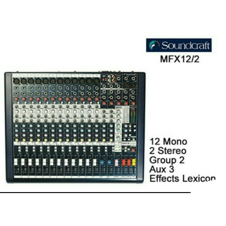 AUDIO MIXER SOUNDCRAFT SOUNDCRAF MFX 12 / 2 12 channel