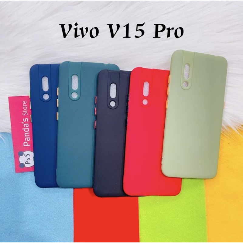 Case Vivo V15 Pro Babycase + Pelindung Kamera, Makaron Full Color (PsS)