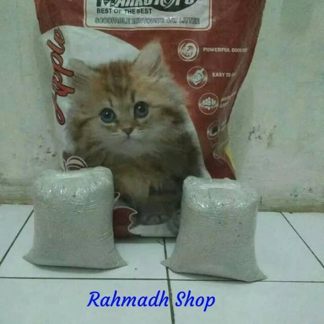 Pasir Kucing Wangi Import Bentonite Repack 2Kg