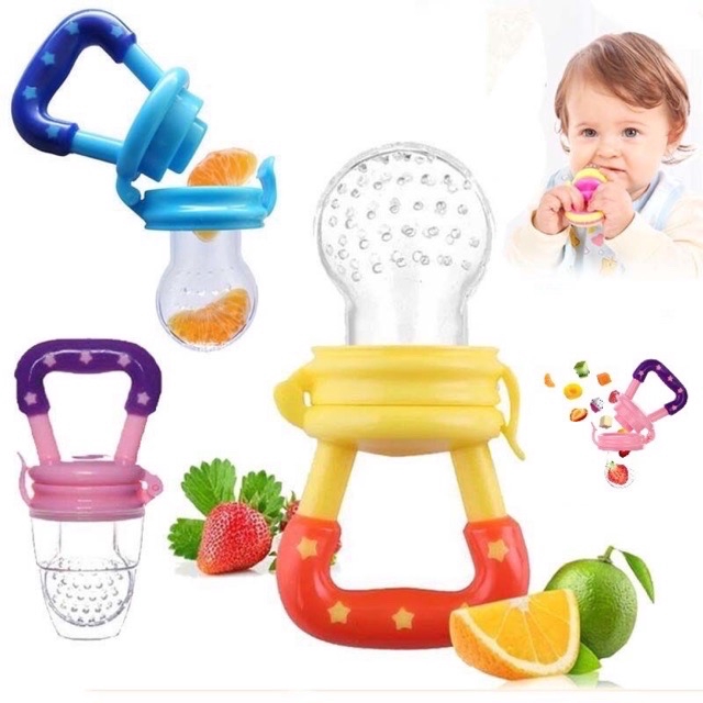 EMPENG BUAH BAYI - DOT FOOD FEEDER / PACIFIER FRUIT / EMPENG SAYUR GIGIT MAKAN TEETHER-3