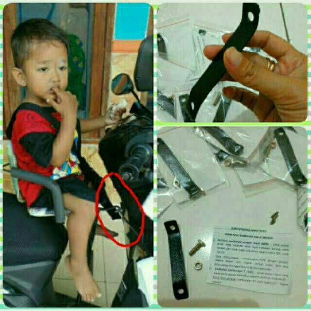 Sparepart tambahan kursi bonceng anak untuk motor vario 125cc dan 150cc