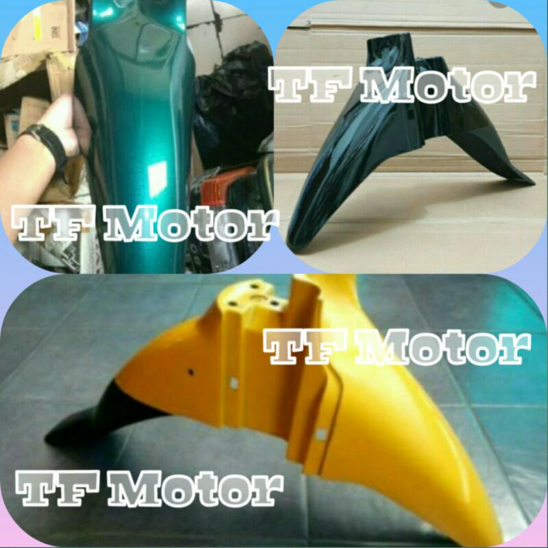 SLEBOR SPAKBOR DEPAN TORNADO / SHOGUN KEBO WARNA HITAM KUNING HIJAU BOTOL