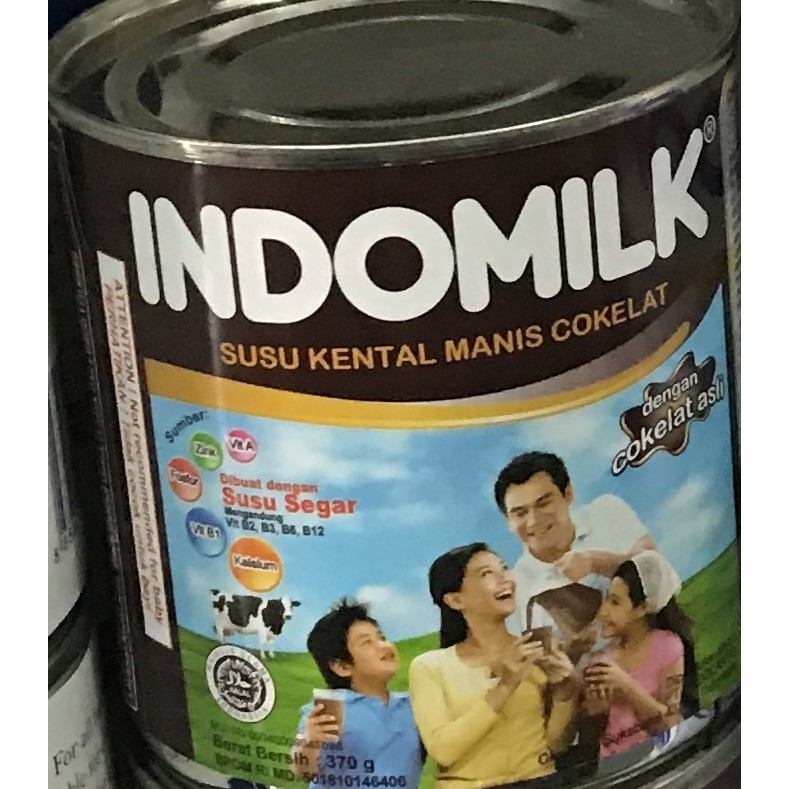 

SUSU KENTAL MANIS COKLAT INDOMILK 370GR SKM