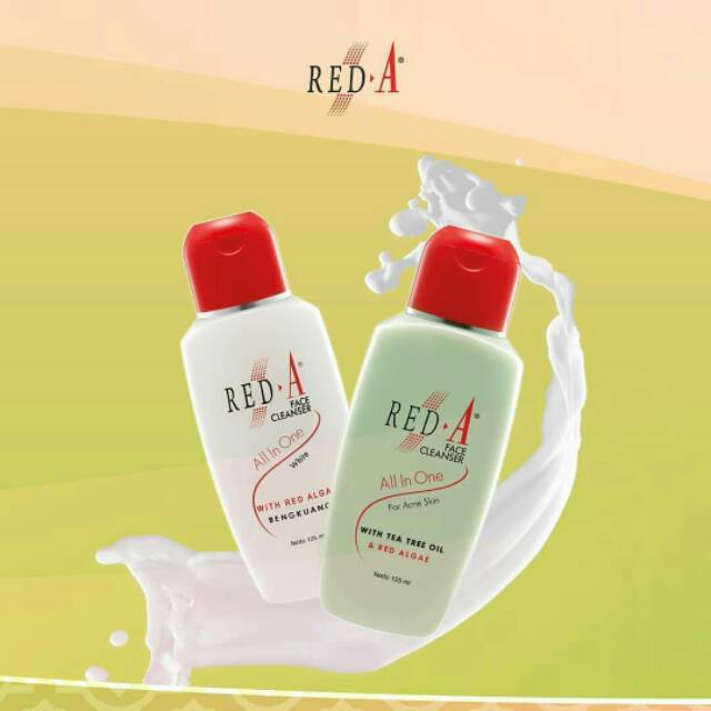 Red-A All In One Face Cleanser Bengkuang Tea Tree Oil Pembersih Makeup Remover Viva Cosmetics