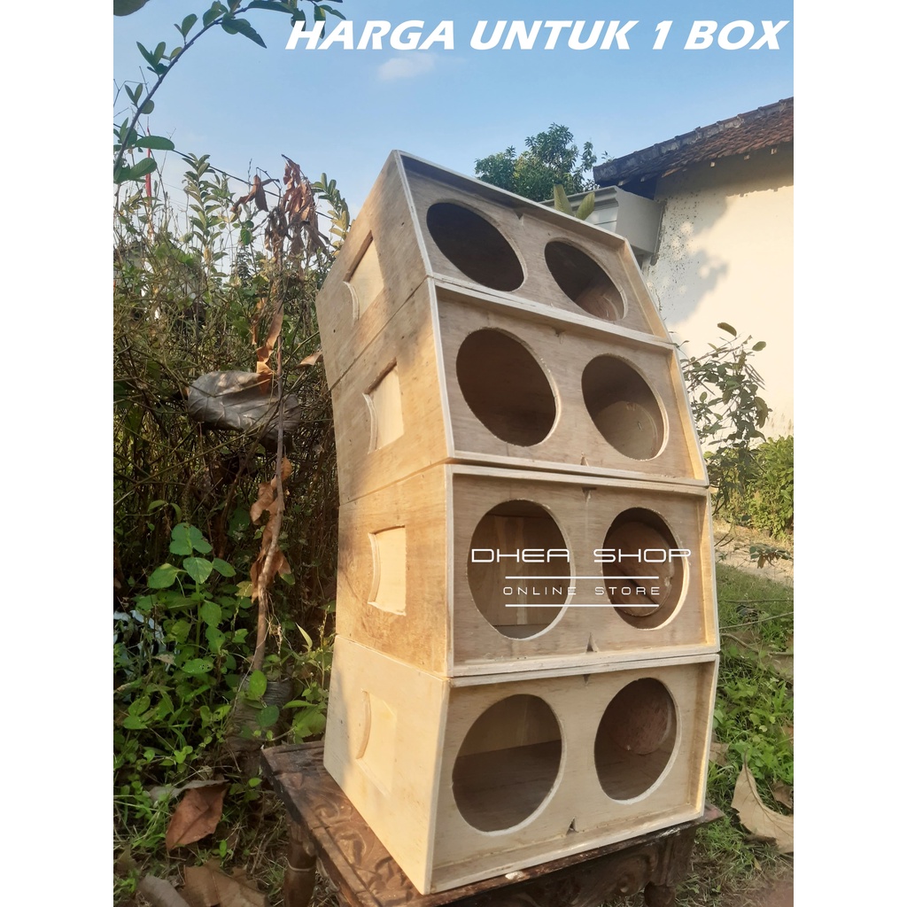 Box Speaker 6 Inch Line Array Double