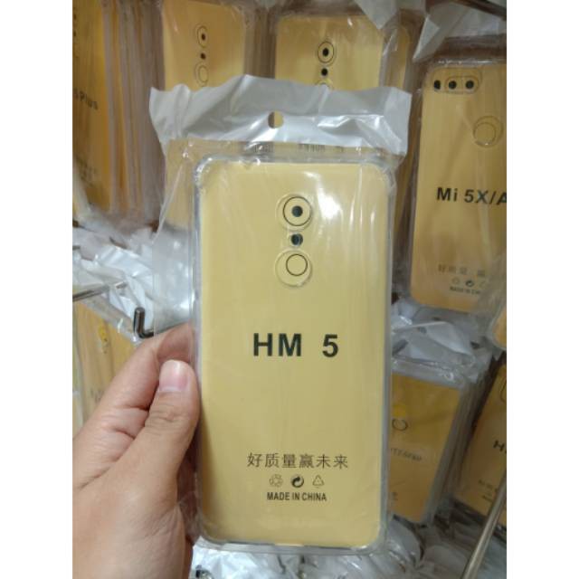 Anticrack Xiaomi HM 5 Case Silikon Silikon Bening Xiaomi Redmi 5