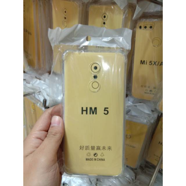 Anticrack Xiaomi HM 5 Case Silikon Silikon Bening Xiaomi Redmi 5