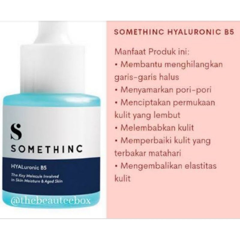 

somethinc hyaluronic B5