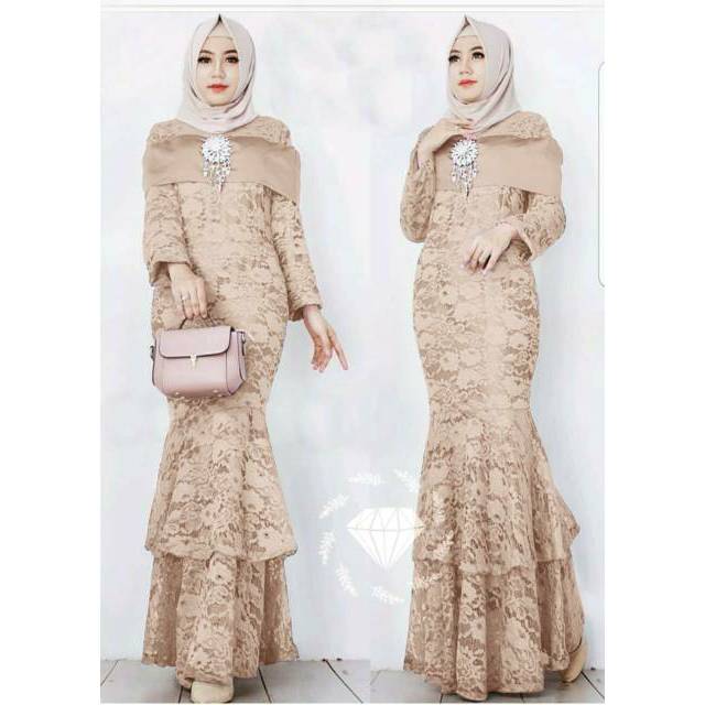 MAXY STELLA DUYUNG, BRUKAT, GAMIS HIJAB MUSLIM, DRESS