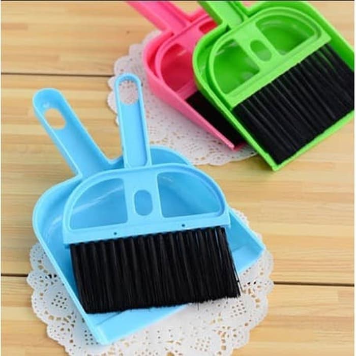 Sapu Meja Lemari Kursi kecil set - sapu mini pengki kecil