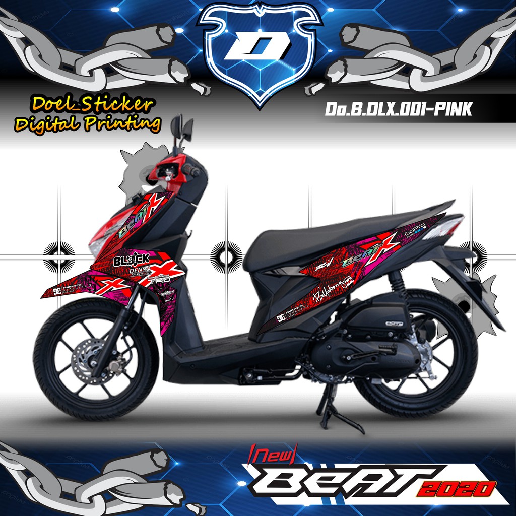 STICKER STRIPING LIST VARIASI HONDA BEAT DELUXE/STREET 2020 001