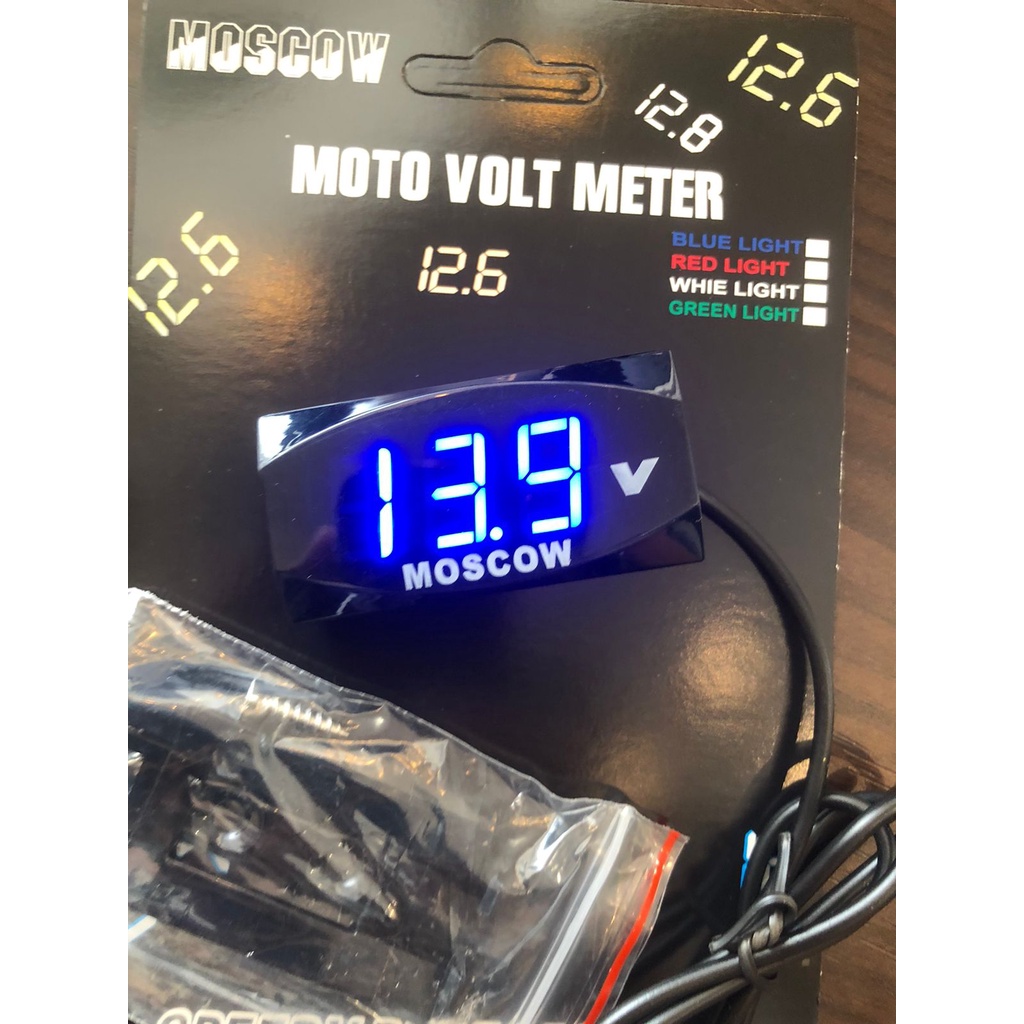 promo discount VoltMeter / Volt meter Slim Waterproof Motor Mobil import universal vario mio beat nmax lexi aerox adv supra kharisma revo vega jupiter ninja vixion dll