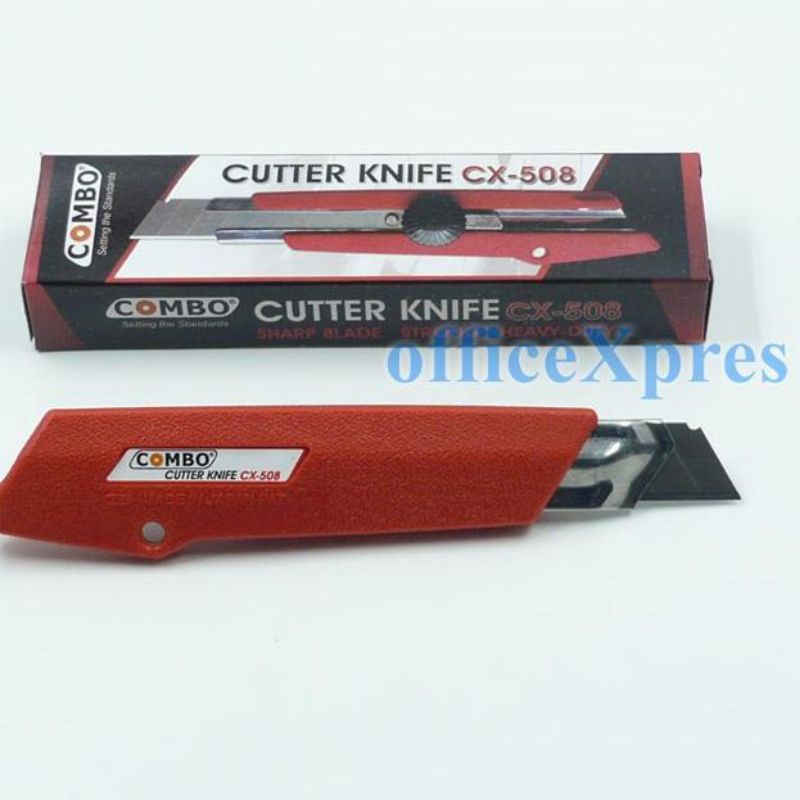 

pisau cutter pemotong kertas cutter knife CX 508 besar sejenis joyko kenko L 500