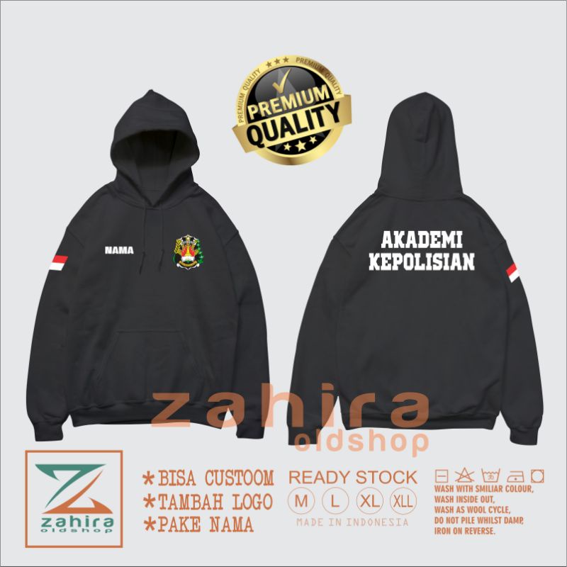 Swwater hooadie akademi kepolisian jaket hooadie akademi kepolisian