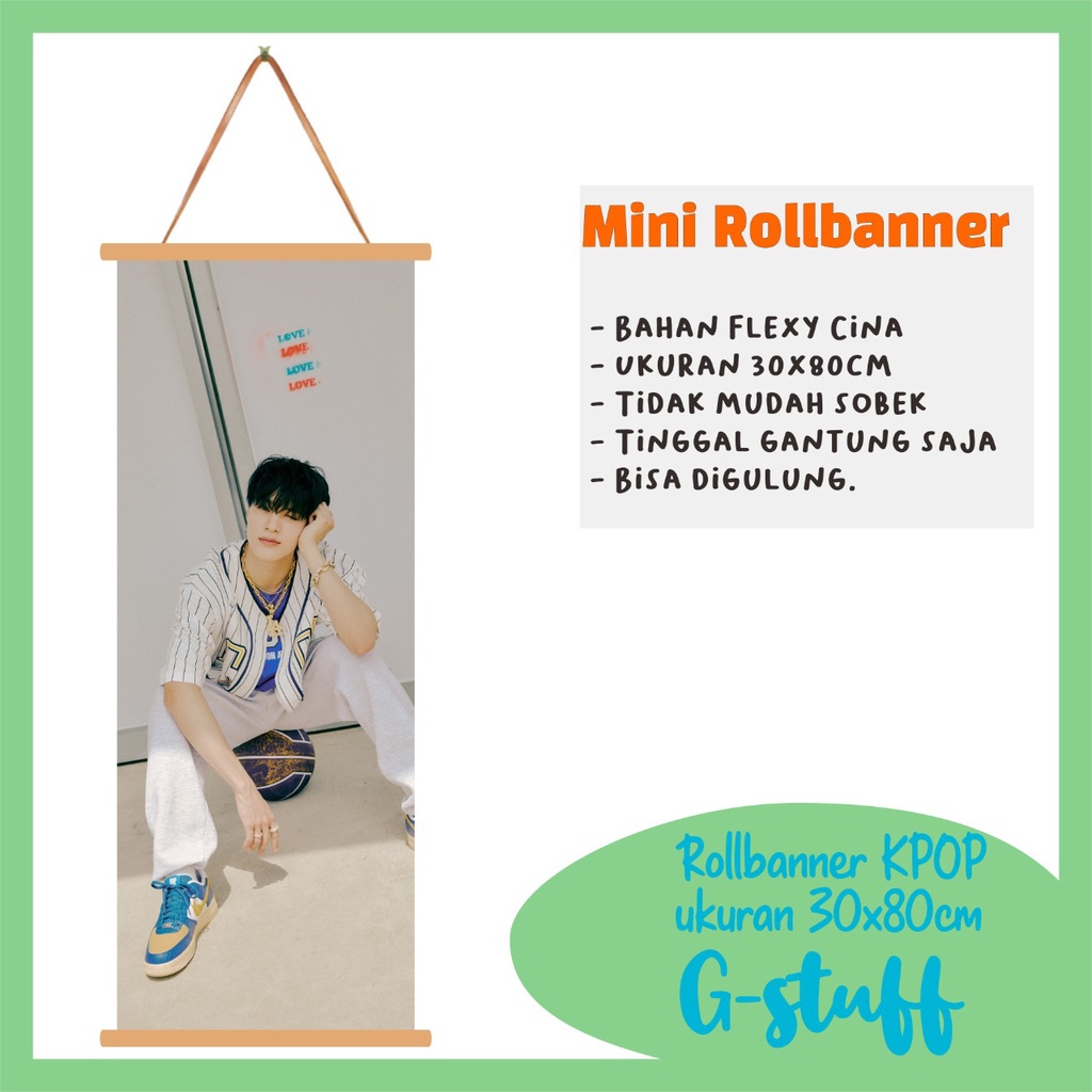 MINI ROLL BANNER NCT DREAM JENO BEATBOX