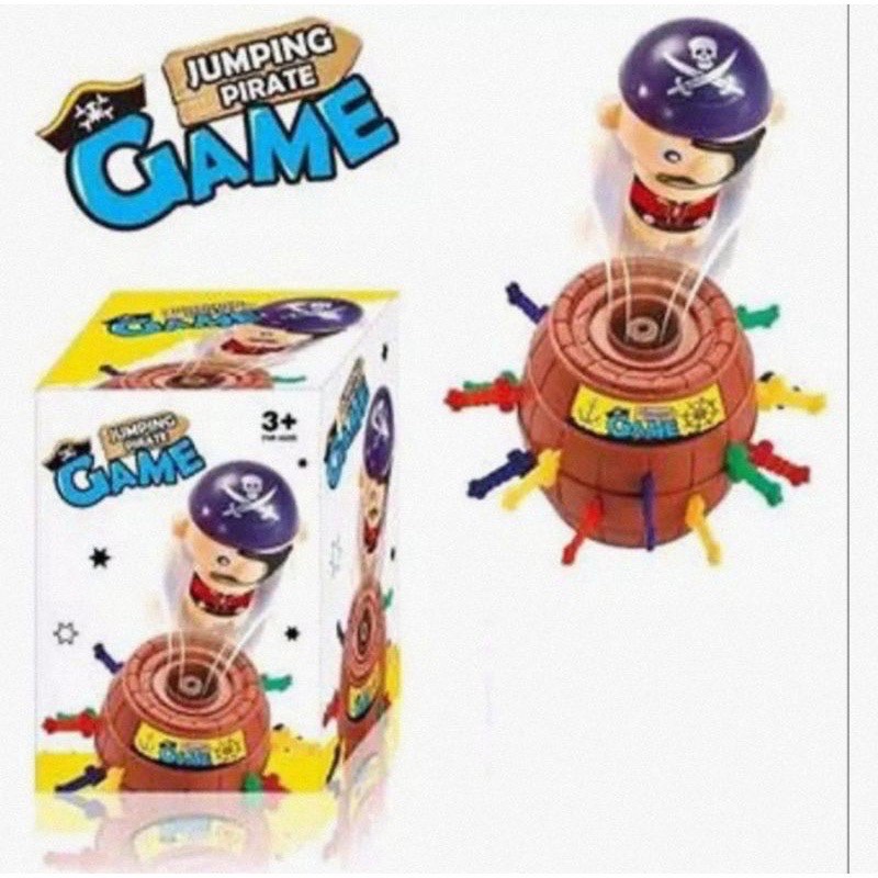 mainan jumping pirates gentong toys game board bajak laut pirate jumping funny games pirates roulette