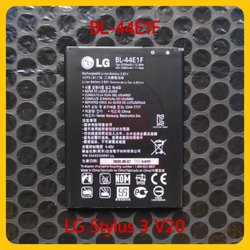 Baterai LG Stylus 3 LG V20 BL-44E1F Original