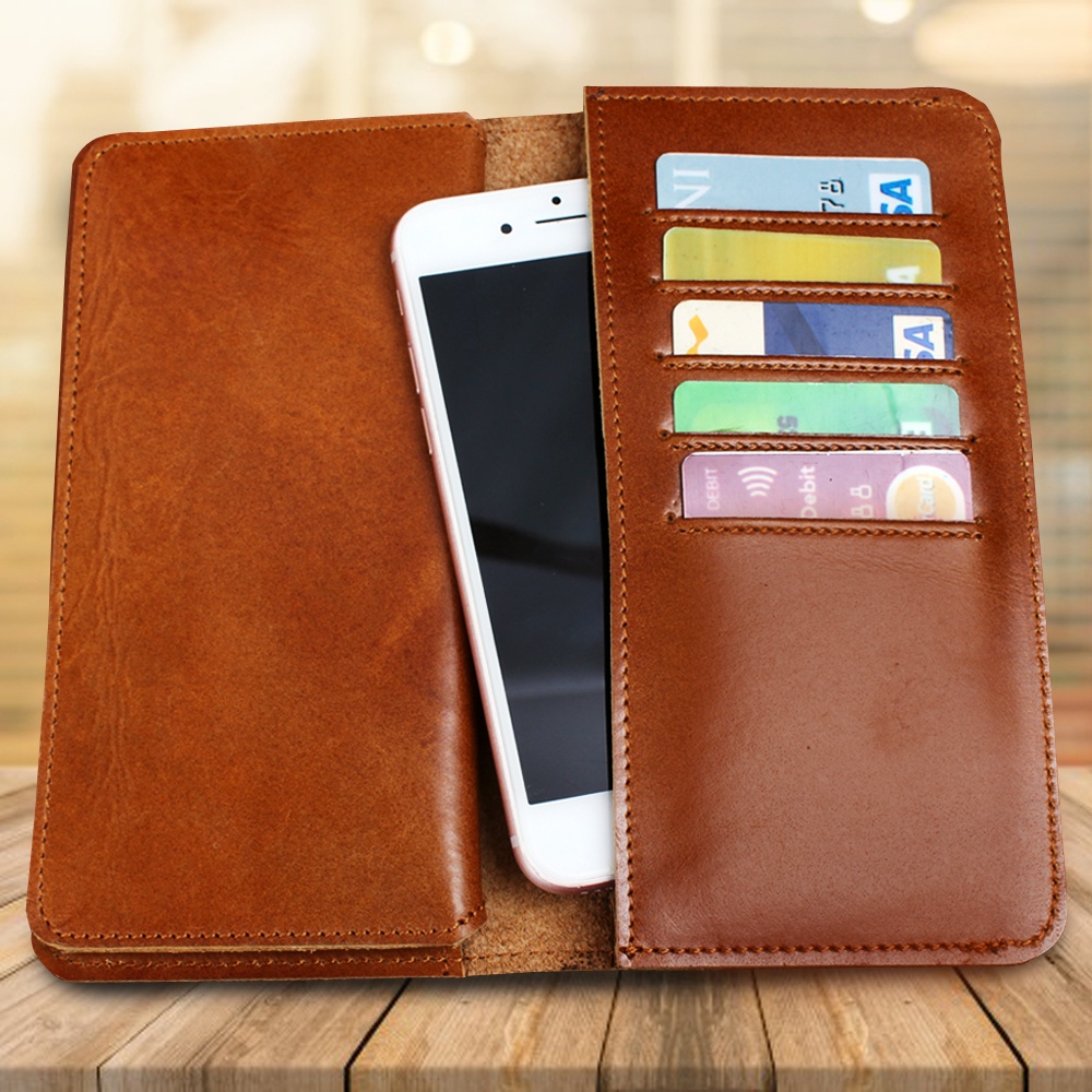 Dompet Panjang Pria unisex 100% KULIT SAPI ASLI kualitas eksport  Kode F012 QI