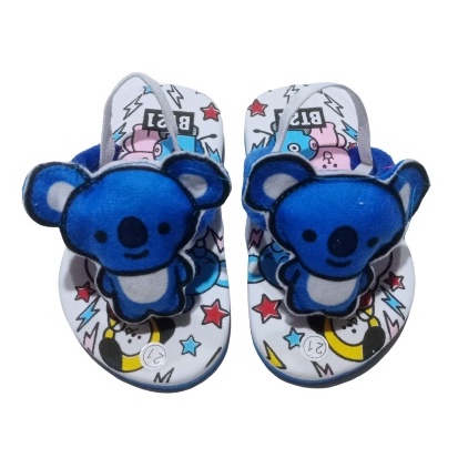 Sandal Bayi Motif Baru BTS Lucu