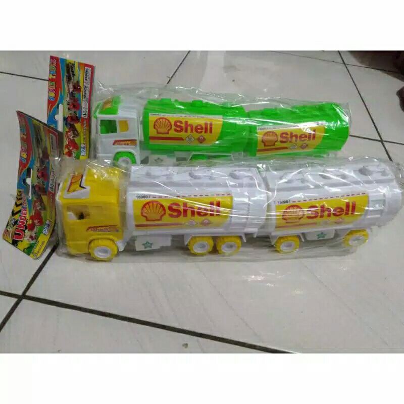 MAINAN MOBIL TRUK PERTAMINA GANDENG