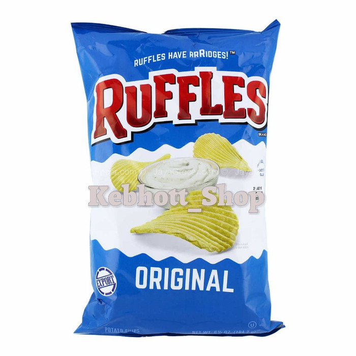 

Ruffles Original Flavoured Potato Chips 184.2gr | Keripik Kentang