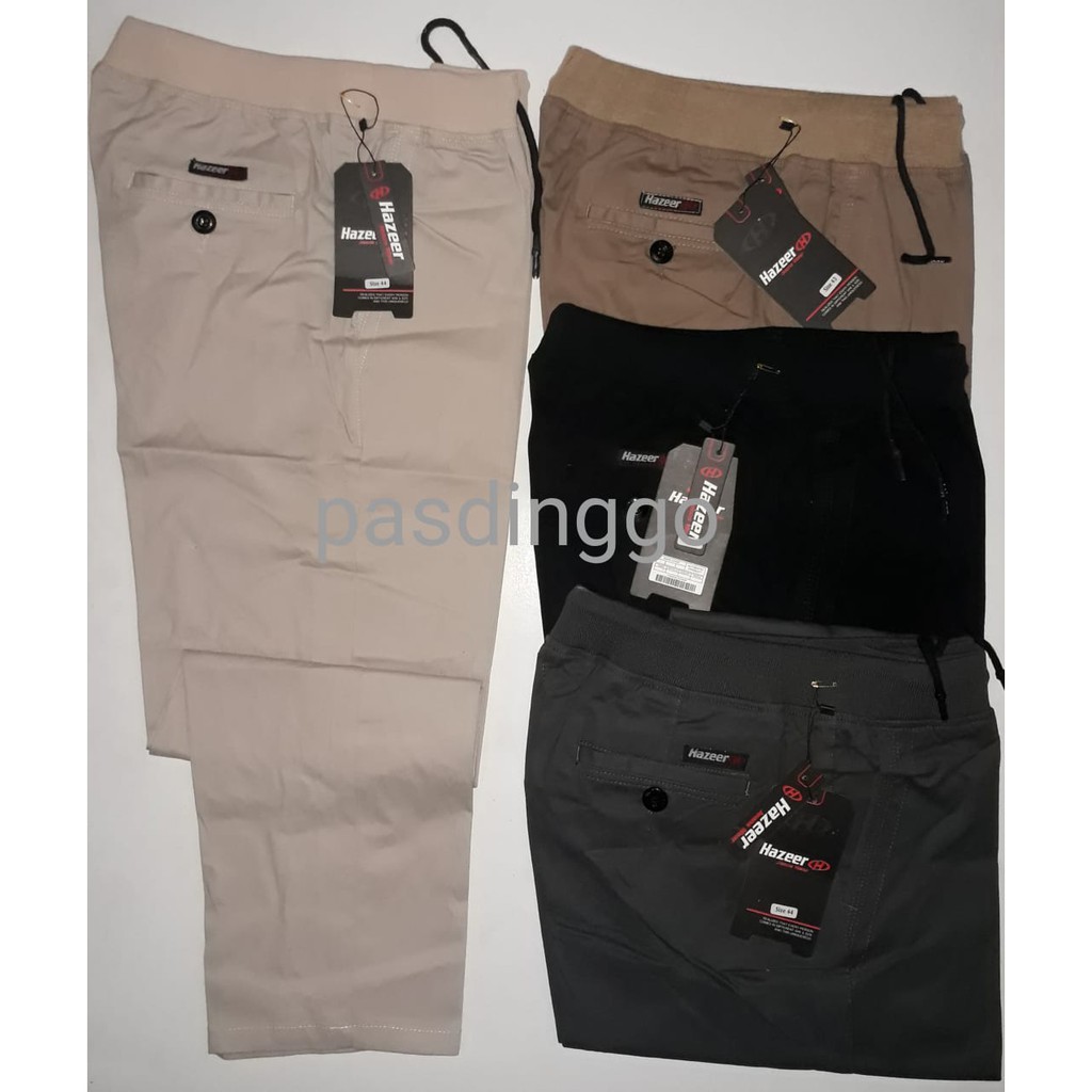 SPESIAL JUMBO !!! CHINO PANJANG JUMBO PREMIUM, PINGGANG KARET BERTALI SERUT, MUAT BB 110kg