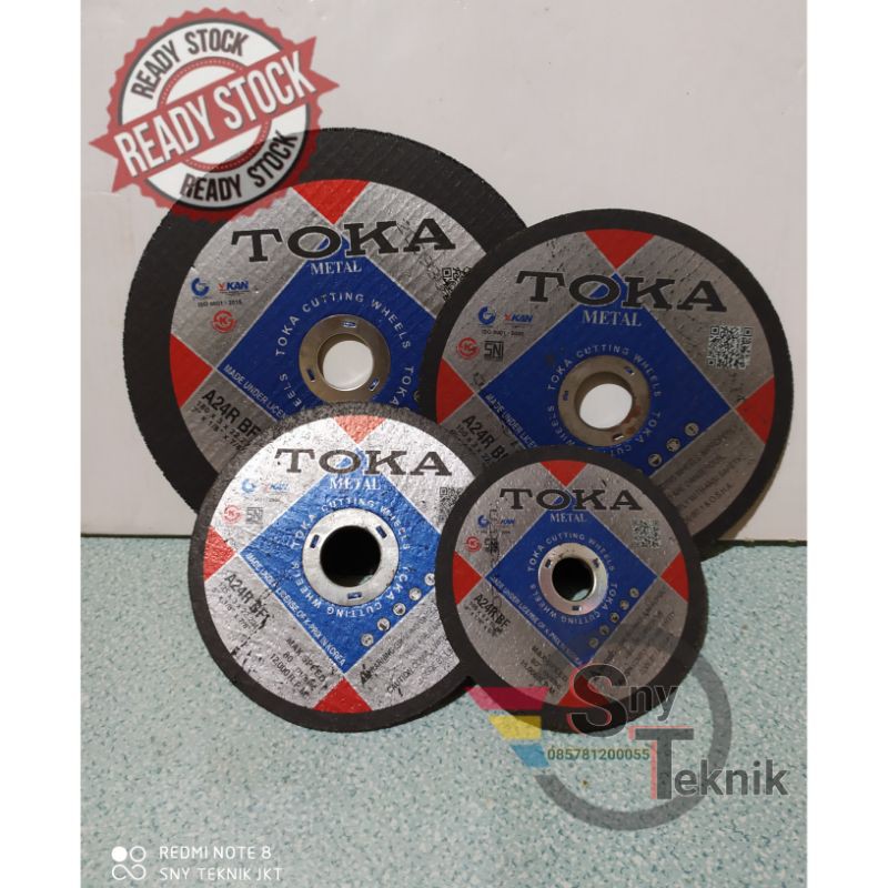 Original Batu Gerinda Potong 6 inci Mata Gurinda Potong Besi Logam