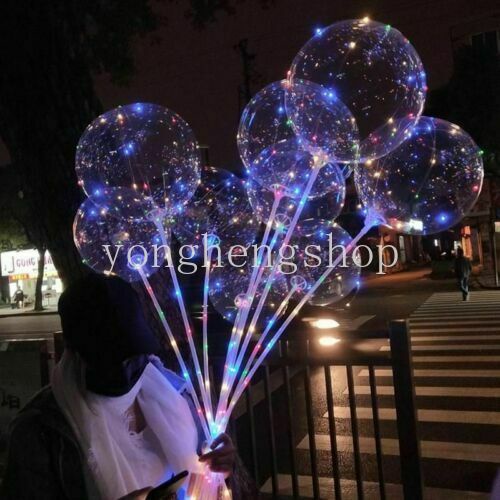 Lampu String LED 20 &quot;Bentuk Balon Bobo Unicorn / Bintang / Hati Untuk Dekorasi Pesta Ulang Tahun / Pernikahan