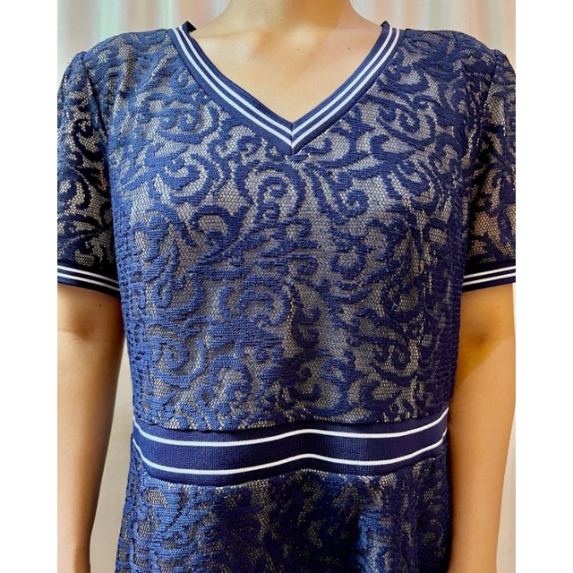 DRES BROKAT NAVY XXXL BRAND VIVI